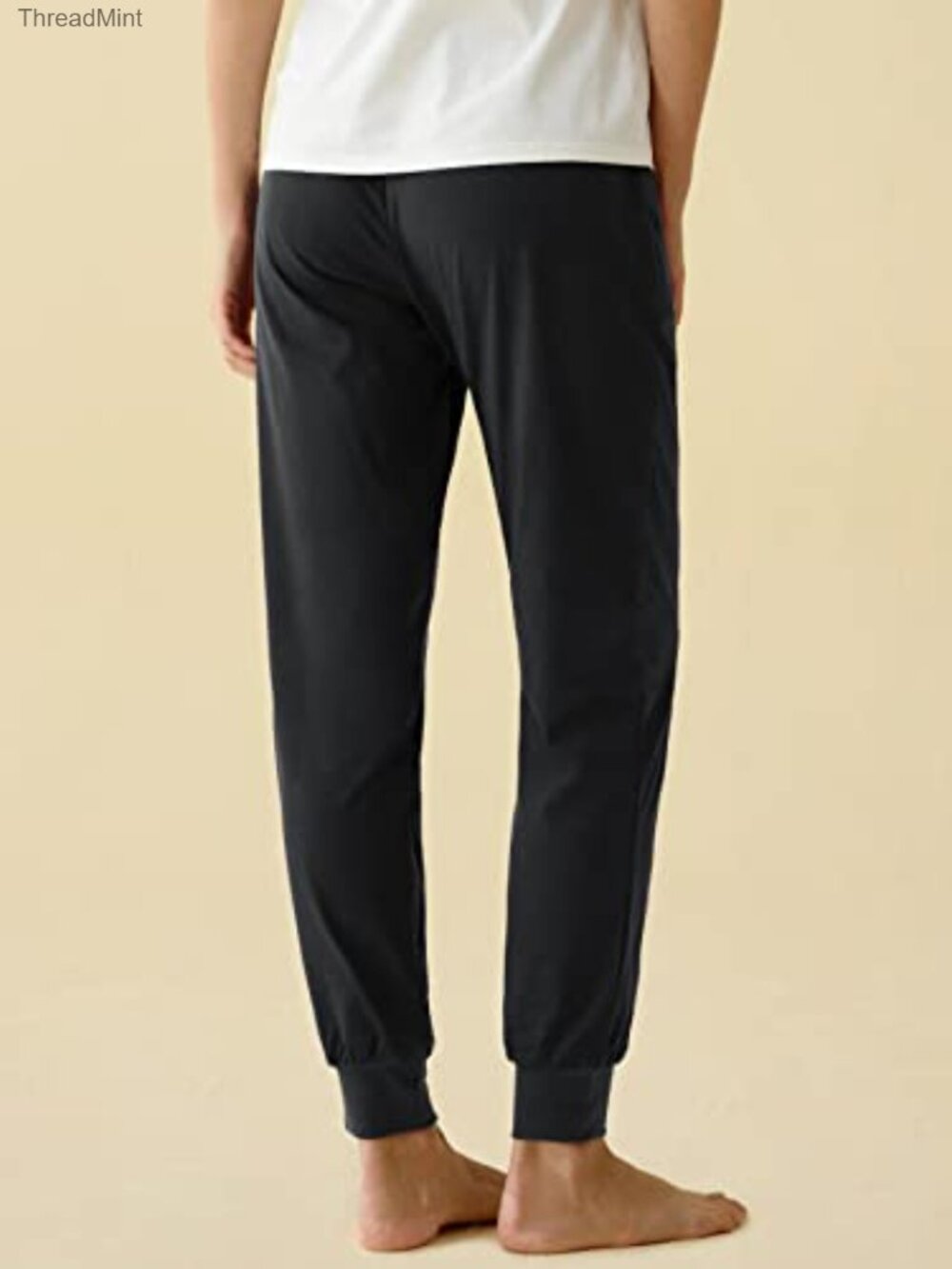 100% Cotton Knit Pajama Joggers Lounge Pants - Picture 2 of 6
